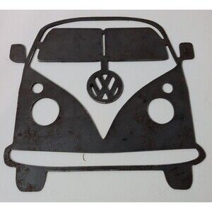 Metal Wall Art Bus Unfinished 9.5"x10.5"